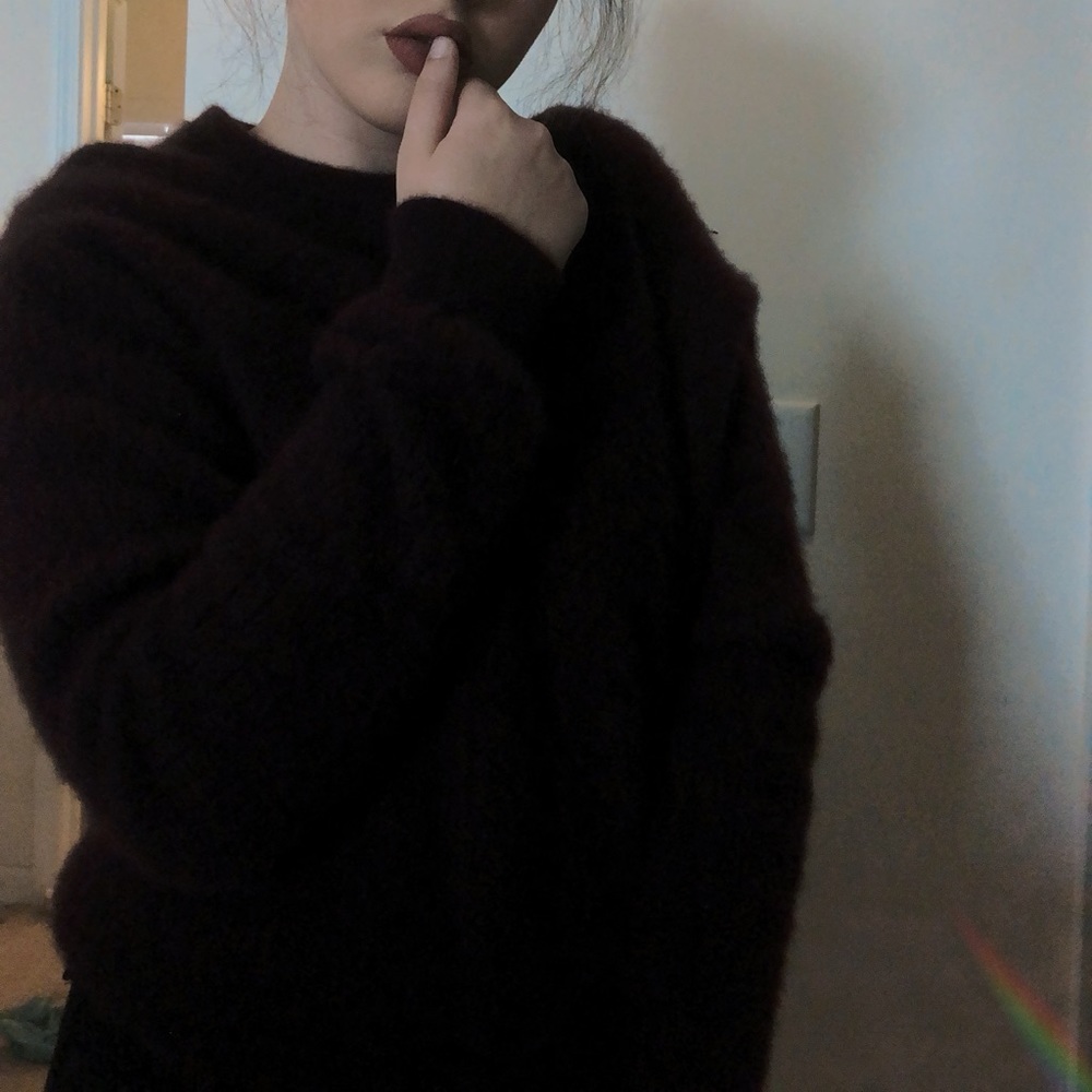 Cashmere Burgandy Sweater